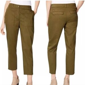 Eileen FisherCropped Organic Cotton Twill Pants Size 12‎